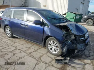 2016 Honda Odyssey EX with VIN 5FNRL5H48GB094868, listed as a IAAI auction lot 41449554 with 63,166 mi miles and . Bid and sale history available at carsss.com. Image 1.