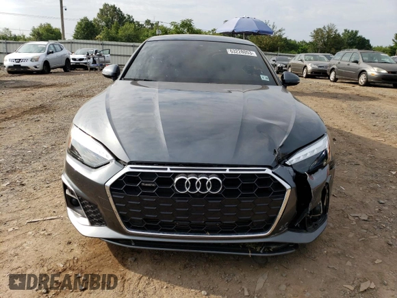 2021 Audi A5 Sportback S line Premium Plus with VIN WAUFACF51MA033419, listed as a Copart auction lot 63228053 with 37,590 mi miles. Bid and sale history available at carsss.com. Image 5.