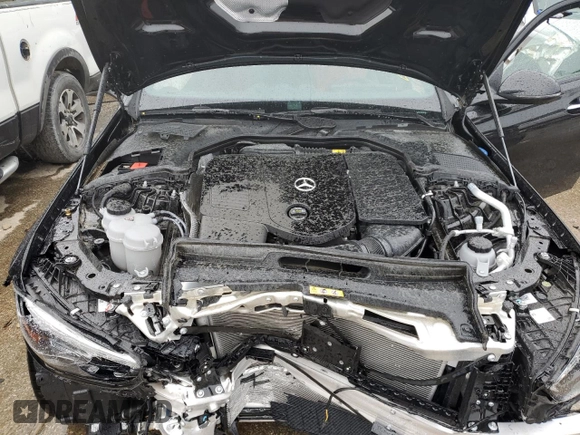 2024 Mercedes-Benz C 300 with VIN W1KAF4HB4RR197981, listed as a Copart auction lot 55199044 with Not Provided miles and Salvage Title. Bid and sale history available at DreamBid. Image 11.