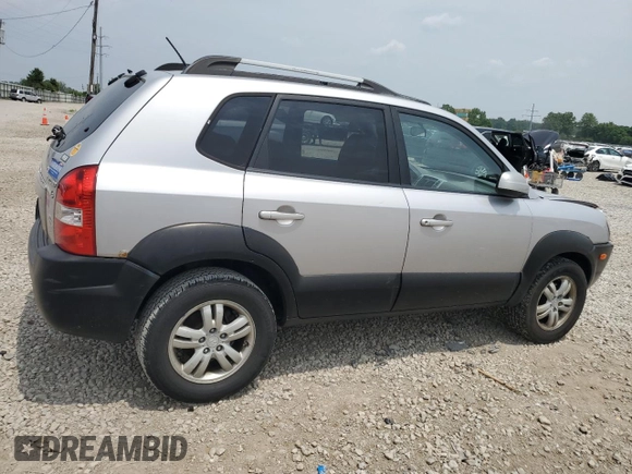 2006 Hyundai Tucson GLS with VIN KM8JN72D46U261840, listed as a Copart auction lot 60743025 with 155,077 mi miles and Salvage title. Bid and sale history available at DreamBid. Image 3.