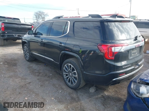 2022 GMC Acadia Denali with VIN 1GKKNPLSXNZ148311, listed as a IAAI auction lot 41660883 with 123,974 mi miles. Bid and sale history available at carsss.com. Image 3.