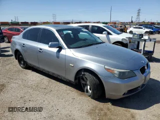 2006 BMW 5 Series 530i with VIN WBANE735X6CM34146, listed as a Copart auction lot 49740535 with 121,958 mi miles and Salvage Title. Bid and sale history available at carsss.com. Image 4.