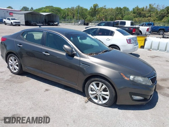 2012 Kia Optima EX with VIN 5XXGN4A6XCG024867, listed as a IAAI auction lot 42079549 with 119,563 mi miles and . Bid and sale history available at carsss.com. Image 1.