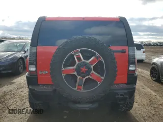2006 Hummer H3 z VIN 5GTDN136968109763, wystawiony jako Copart lot #51908495 z przebiegiem 178 810 mil mil oraz Szkoda całkowita • Salvage title. Historia ofert i sprzedaży dostępna na DreamBid. Obrazek 6.
