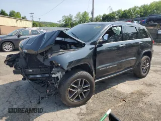 2017 Jeep Grand Cherokee Limited with VIN 1C4RJFBG2HC835819, listed as a Copart auction lot 59560495 with 87,129 mi miles and Salvage title. Bid and sale history available at DreamBid. Image 1.