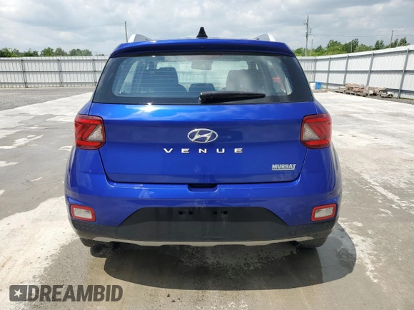 2022 Hyundai Venue SEL with VIN KMHRC8A32NU164853, listed as a Copart auction lot 60808645 with 61,257 mi miles and Clean title. Bid and sale history available at DreamBid. Image 6.