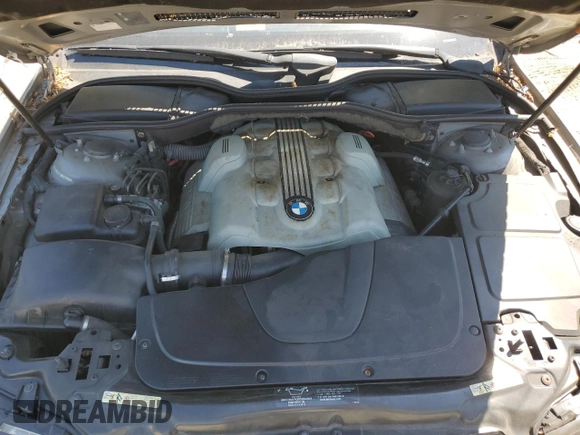 2002 BMW 7 Series 745Li with VIN WBAGN63472DR07659, listed as a Copart auction lot 60600554 with Not Provided miles and Salvage Title. Bid and sale history available at carsss.com. Image 11.