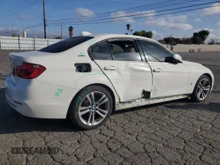 2017 BMW 3 Series 330e iPerformance with VIN WBA8E1C53HK480307, listed as a Copart auction lot 47618215 with 74,924 mi miles and Salvage Title. Bid and sale history available at carsss.com. Image 3.