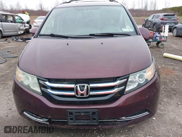 2014 Honda Odyssey EX with VIN 5FNRL5H43EB082088, listed as a IAAI auction lot 41940682 with 151,012 mi miles and . Bid and sale history available at carsss.com. Image 12.
