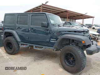 2017 Jeep Wrangler Unlimited Sport with VIN 1C4BJWDG2HL634291, listed as a IAAI auction lot 42242223 with 145,880 mi miles and . Bid and sale history available at DreamBid. Image 14.