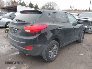2015 Hyundai Tucson GLS with VIN KM8JT3AF6FU025479, listed as a IAAI auction lot 41498861 with 110,609 mi miles and . Bid and sale history available at DreamBid. Image 4.