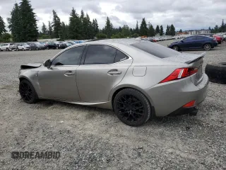 2015 Lexus IS 250 with VIN JTHCF1D24F5022185, listed as a Copart auction lot 62381605 with 92,080 mi miles and Salvage title. Bid and sale history available at DreamBid. Image 2.