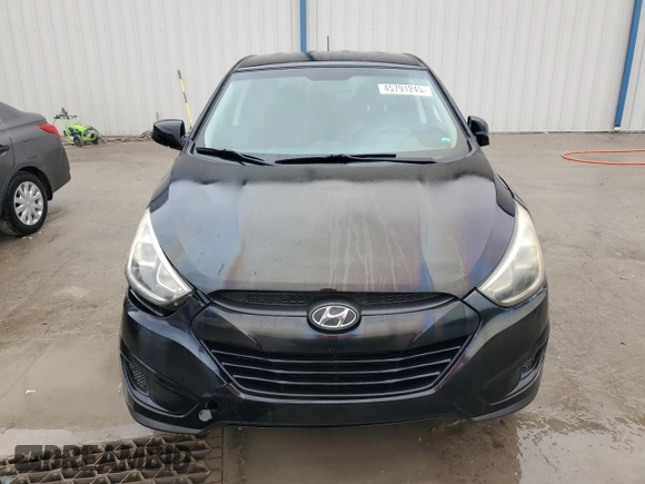 2015 Hyundai Tucson GLS with VIN KM8JT3AF9FU002360, listed as a Copart auction lot 45791245 with 44,485 mi miles and Salvage Title. Bid and sale history available at DreamBid. Image 5.
