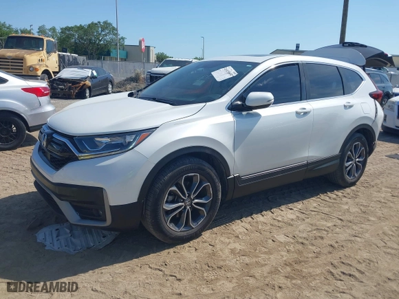 2020 Honda CR-V EX-L with VIN 7FARW1H84LE030067, listed as a IAAI auction lot 41929899 with 72,377 mi miles. Bid and sale history available at carsss.com. Image 17.