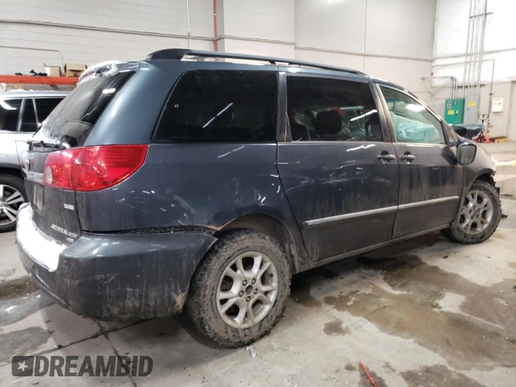2006 Toyota Sienna XLE with VIN 5TDBA22C26S061865, listed as a Copart auction lot 84013334 with 0 mi miles and Salvage Title. Bid and sale history available at carsss.com. Image 3.
