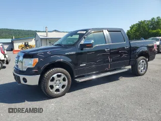 2011 Ford F-150 XLT with VIN 1FTFW1ET0BFD19268, listed as a Copart auction lot 62004295 with 129,787 mi miles and Salvage title. Bid and sale history available at DreamBid. Image 1.
