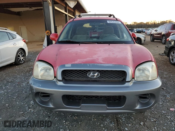 2004 Hyundai Santa Fe with VIN KM8SB12B74U849883, listed as a Copart auction lot 82635334 with 224,999 mi miles and Salvage Title. Bid and sale history available at carsss.com. Image 5.