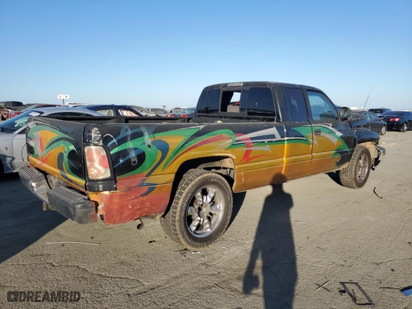 1998 Dodge Ram 1500 with VIN 3B7HC13Z7WG204938, listed as a Copart auction lot 89217965 with 279,668 mi miles and Salvage Title. Bid and sale history available at carsss.com. Image 3.