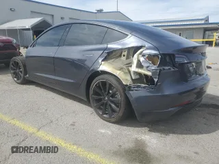 2018 Tesla Model 3 Long Range Battery with VIN 5YJ3E1EA4JF110168, listed as a Copart auction lot 50425285 with 109,295 mi miles and Salvage Title. Bid and sale history available at DreamBid. Image 2.