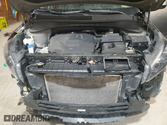 2019 Kia Sorento LX z VIN 5XYPGDA58KG487702, wystawiony jako Copart lot #58161275 z przebiegiem 91 928 mil mil oraz Szkoda całkowita • Salvage title. Historia ofert i sprzedaży dostępna na DreamBid. Obrazek 12.