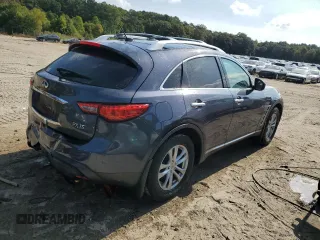 2010 Infiniti FX35 with VIN JN8AS1MW3AM851744, listed as a Copart auction lot 71165354 with 247,174 mi miles and Salvage Title. Bid and sale history available at carsss.com. Image 3.