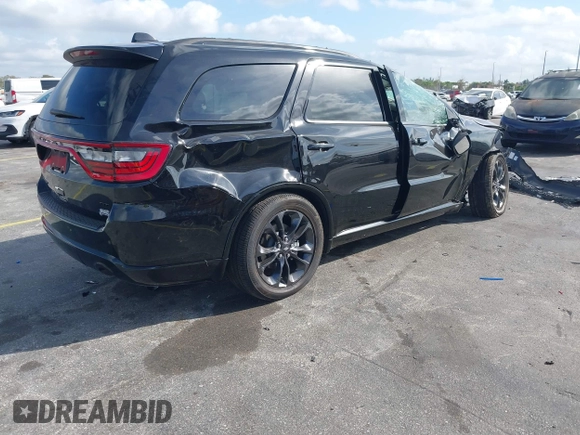 2024 Dodge Durango GT Plus with VIN 1C4RDHDG6RC248475, listed as a IAAI auction lot 41607524 with 5,245 mi miles and . Bid and sale history available at DreamBid. Image 4.