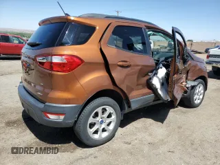 2018 Ford EcoSport SE z VIN MAJ6P1UL5JC197091, wystawiony jako Copart lot #56600885 z przebiegiem 38 959 mil mil oraz Szkoda całkowita • Salvage title. Historia ofert i sprzedaży dostępna na DreamBid. Obrazek 3.