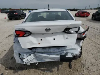 2024 Nissan Versa S with VIN 3N1CN8DVXRL893770, listed as a Copart auction lot 50451415 with 14,113 mi miles and Salvage Title. Bid and sale history available at DreamBid. Image 6.