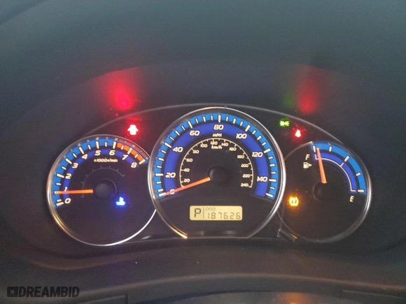 2009 Subaru Forester (Natl) X w/Prem/All-Weather with VIN JF2SH63669H710489, listed as a Copart auction lot 80685474 with 187,626 mi miles and Salvage Title. Bid and sale history available at carsss.com. Image 9.