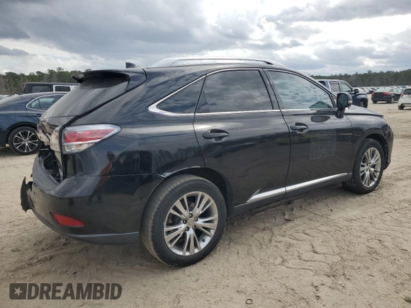 2014 Lexus RX 350 with VIN 2T2ZK1BA2EC138631, listed as a Copart auction lot 47639405 with 151,012 mi miles and Salvage Title. Bid and sale history available at carsss.com. Image 3.