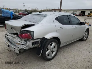 2011 Dodge Avenger Lux with VIN 1B3BD2FGXBN572343, listed as a Copart auction lot 52746035 with Not Provided miles and Salvage Title. Bid and sale history available at carsss.com. Image 3.