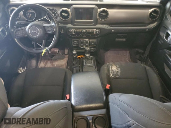 2020 Jeep Wrangler Unlimited Willys with VIN 1C4HJXDM2LW345683, listed as a Copart auction lot 57156215 with Not provided miles and Salvage title. Bid and sale history available at DreamBid. Image 8.