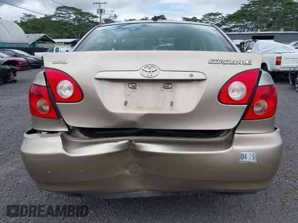 2008 Toyota Corolla CE with VIN 1NXBR32E58Z947107, listed as a IAAI auction lot 40272104 with 186,643 mi miles and . Bid and sale history available at DreamBid. Image 16.