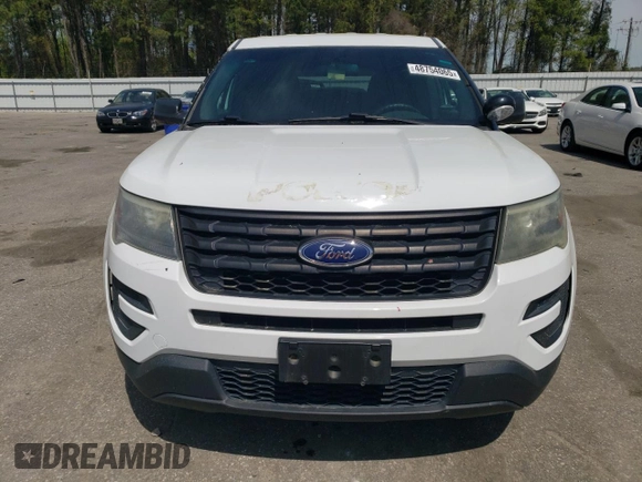 2016 Ford Utility Police Interceptor with VIN 1FM5K8AR6GGB53958, listed as a Copart auction lot 48754065 with 85,521 mi miles and Salvage Title. Bid and sale history available at carsss.com. Image 5.