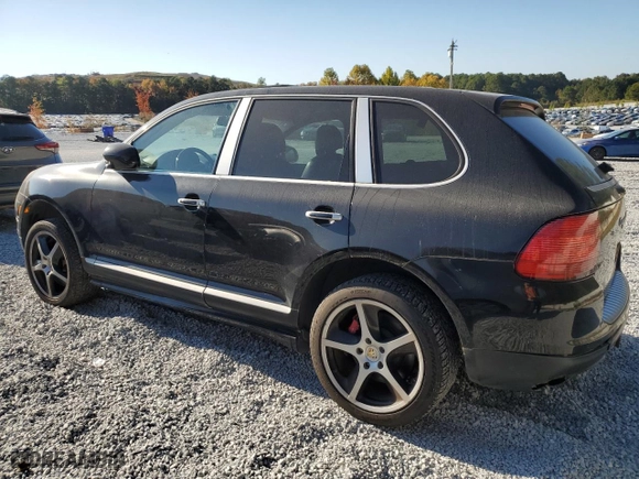 2006 Porsche Cayenne Turbo with VIN WP1AC29P86LA91645, listed as a Copart auction lot 77609834 with 167,664 mi miles and Salvage Title. Bid and sale history available at carsss.com. Image 2.