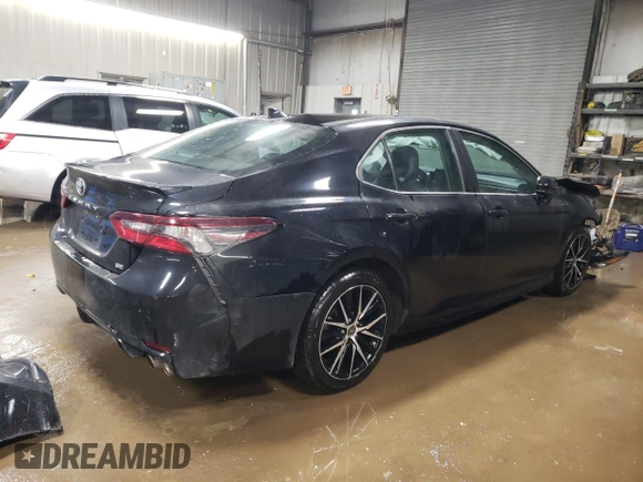 2021 Toyota Camry SE Nightshade with VIN 4T1G11AK8MU479148, listed as a Copart auction lot 88253355 with 66,615 mi miles and Salvage Title. Bid and sale history available at carsss.com. Image 3.