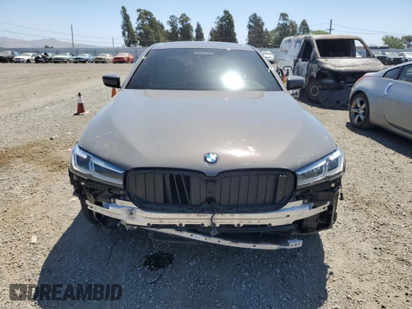 2021 BMW 5 Series 530e with VIN WBA13AG01MCG48152, listed as a Copart auction lot 57289354 with Not Provided miles and Salvage Title. Bid and sale history available at carsss.com. Image 5.