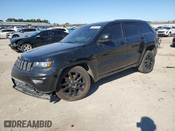 2018 Jeep Grand Cherokee Altitude with VIN 1C4RJFAGXJC388535, listed as a Copart auction lot 89369595 with 127,531 mi miles and Salvage title. Bid and sale history available at DreamBid. Image 1.