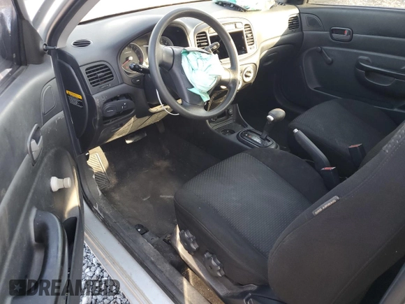 2007 Hyundai Accent GS with VIN KMHCM36C27U001623, listed as a Copart auction lot 45192065 with 130,289 mi miles and Salvage Title. Bid and sale history available at carsss.com. Image 8.