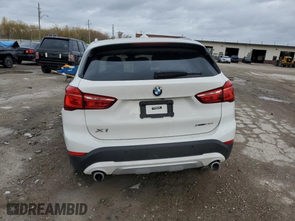 2022 BMW X1 xDrive28i with VIN WBXJG9C0XN5U63096, listed as a Copart auction lot 79253954 with 17,311 mi miles and Salvage title. Bid and sale history available at DreamBid. Image 6.