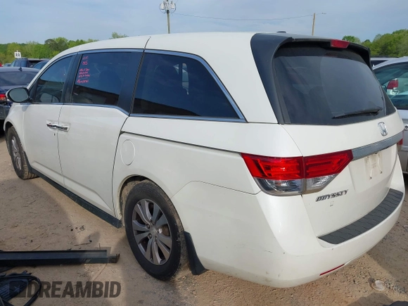 2015 Honda Odyssey EX-L z VIN 5FNRL5H61FB055684, wystawiony jako IAAI lot #42013480 z przebiegiem 221 381 mil mil oraz . Historia ofert i sprzedaży dostępna na DreamBid. Obrazek 3.