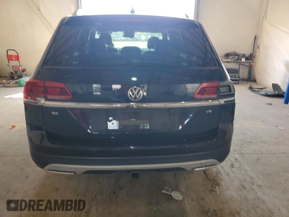 2019 Volkswagen Atlas SE with VIN 1V2WR2CA5KC518427, listed as a Copart auction lot 61795415 with 45,695 mi miles and Salvage title. Bid and sale history available at DreamBid. Image 6.