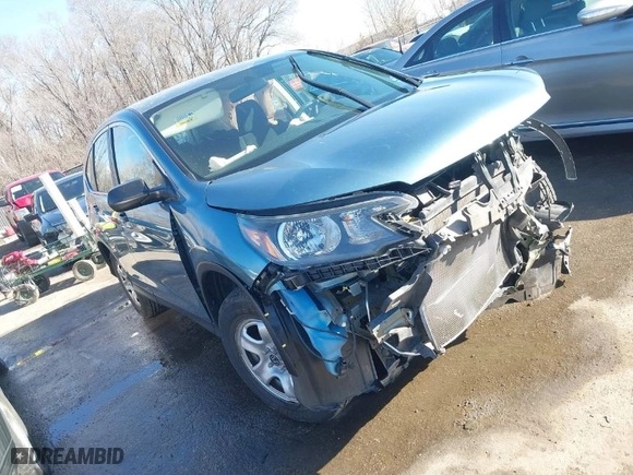 2013 Honda CR-V LX with VIN 5J6RM4H32DL065786, listed as a IAAI auction lot 41760404 with 109,988 mi miles. Bid and sale history available at carsss.com. Image 1.