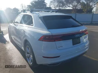 2022 Audi Q8 Premium Plus with VIN WA1BVBF13ND011283, listed as a IAAI auction lot 41364694 with 63,079 mi miles. Bid and sale history available at carsss.com. Image 3.