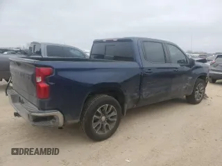 2022 Chevrolet Silverado 1500 LT with VIN 2GCPACED4N1506676, listed as a Copart auction lot 43747315 with 77,731 mi miles and Salvage Title. Bid and sale history available at carsss.com. Image 3.