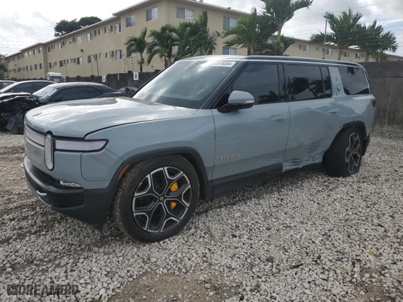 2024 Rivian R1S Adventure with VIN 7PDSGABA1RN031380, listed as a Copart auction lot 73119354 with 6,786 mi miles and Salvage Title. Bid and sale history available at carsss.com. Image 1.