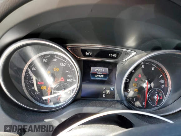 2018 Mercedes-Benz CLA 250 with VIN WDDSJ4GB4JN597586, listed as a Copart auction lot 39567173 with 58,189 mi miles and . Bid and sale history available at DreamBid. Image 9.