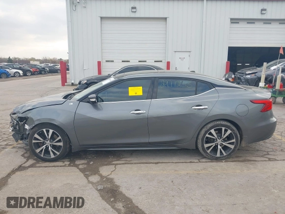 2017 Nissan Maxima S with VIN 1N4AA6AP1HC361740, listed as a IAAI auction lot 40868494 with 90,607 mi miles and . Bid and sale history available at DreamBid. Image 15.