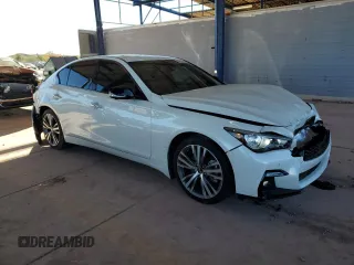 2024 Infiniti Q50 Sensory с VIN JN1EV7CP7RM600127, выставлен на аукционе Copart как лот 84673804 с пробегом 5 150 миль миль и Списание • Salvage title. История ставок и продаж доступна на DreamBid. Изображение 4.