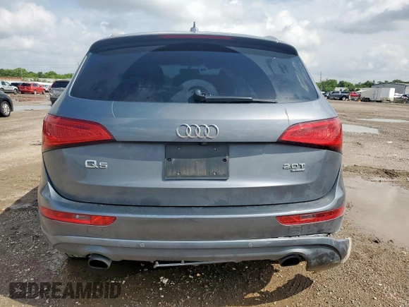 2014 Audi Q5 Premium Plus with VIN WA1LFAFP3EA013942, listed as a Copart auction lot 64371595 with 92,648 mi miles and Salvage title. Bid and sale history available at DreamBid. Image 6.